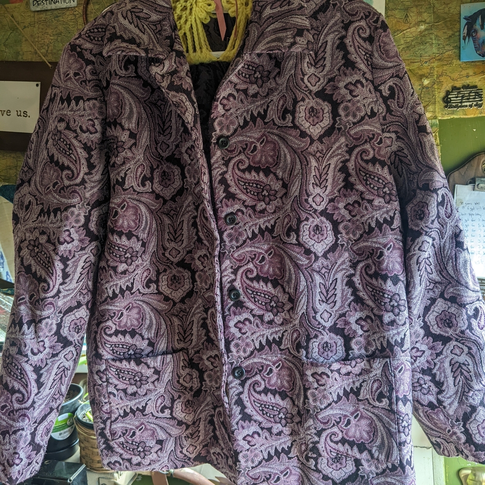 Bonworth Purple Patterned Jacket - image 1